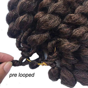 Venta al por mayor 8 pulgadas 20 hebras Jumpy Wand Curl Hair Ombre Pelo de ganchillo <span class=keywords><strong>sintético</strong></span> Jamaican Bounce Wand Curl Crochet Braid - Product Image 3