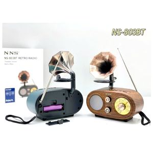 <span class=keywords><strong>2025</strong></span> Mới Nhất Mini Nns Retro Vibes Thiết Kế AM FM SW Đài Phát Thanh Loa NS-803BT DC Có Thể Sạc Lại Stereo Âm Thanh Phong Cách Cổ Điển Đài Phát Thanh - Product Image 3