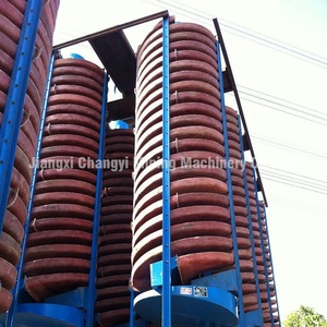 Usine indonésienne de traitement d'ilménite de minerai de nickel Chute en spirale Prix <span class=keywords><strong>Goulotte</strong></span> en spirale en fibre de verre Fabricant - Product Image 2