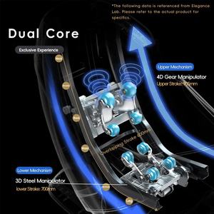 OEM/ODM ダブルメカニズム 電動 4D マッサージチェア 全身 デュアルコア タイ式ストレッチ 指圧 ゼログラビティチェア - Product Image 3