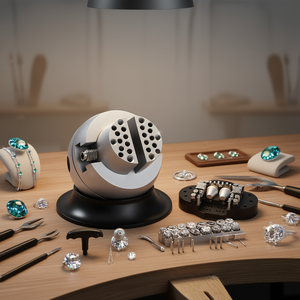 Herramienta de grabado con tenedor de bolas de 2.13 pulgadas de acero para la fabricación de joyas, engaste de anillos y herramientas para gemas - Product Image 2