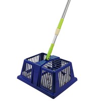 Panier de ramassage de balles de tennis de table et de badminton en alliage d'aluminium, télescopique et à angle réglable, expédié directement de l'usine