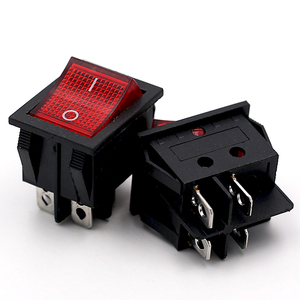 Interruptor Basculante para Barco, Suministro del Fabricante, 16A 250V CA, 4 Pines, ON-OFF, PA66, 10000 Ciclos de Vida Útil, Alta Resistencia de Aislamiento - Product Image 1