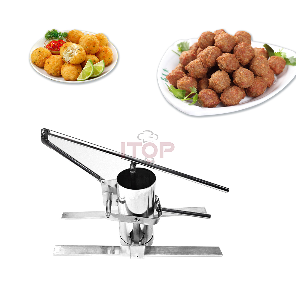 ITOP Commercial Fishball Meat Ball Machine Maker Beef Fish Stuffed Fish Ball Making Machine Shrimp Ball Dough Machine