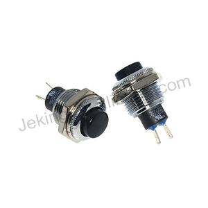 สวิตช์กดปุ่ม Jeking R13-502MA 3 แอมป์ 250 โวลต์ AC แบบ SPST ปิด-(เปิด) สีแดง R13-502MA-05-BR - Product Image 2