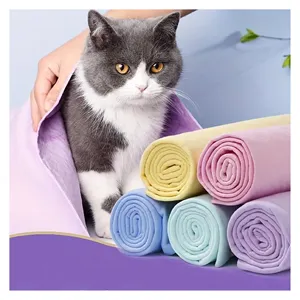 Super Absorbent Pet Towel for Quick Drying Dogs and Cats Perfect for Grooming and Bathing Large Size