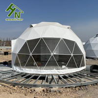 Tente dôme géodésique extérieure de haute qualité de 6m de diamètre-Couverture de toit en PVC Igloo Domo House pour le glamping d'hôtel