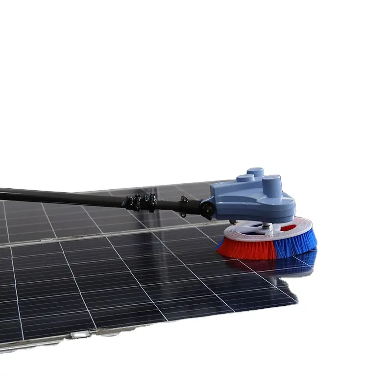 Multifit 3.5m 5.5m 7.5m brosse de nettoyage solaire à tête unique brosse Robot propre pour le nettoyage PV profitez du soleil-Vmaxpower