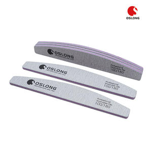 Logo ile özel çift taraflı tırnak törpüsü s dikdörtgen tırnak törpüsü 80/100/180 Grit zımpara tırnak törpüsü - Product Image 1