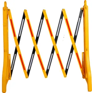 Plastic Expandable Traffic Barrier PE Road Warning Barrier