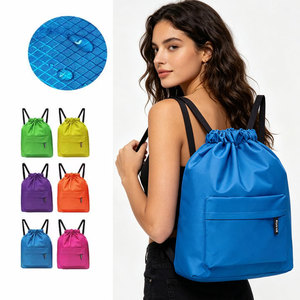 Wholesale Promotional Polyester Nylon <b>Drawstring</b> <b>Bag</b> 30cm Shop and <b>Bag</b> <b>Drawstring</b> <b>Bag</b> - Product Image 1