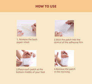 2025 Hot Selling Hoge Kwaliteit Nieuw Product Korea <span class=keywords><strong>Detox</strong></span> Voet <span class=keywords><strong>Patch</strong></span> Rose Schoonheid Huid, Lichaam Zuiveren Voetpad 2 In 1 Type - Product Image 2