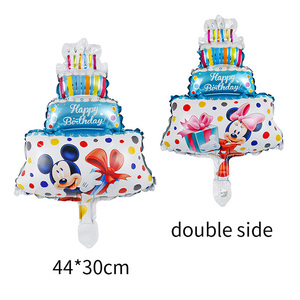 Mini tamaño <span class=keywords><strong>Mickey</strong></span> Minnie globos de papel de aluminio pastel de cumpleaños globos dibujos animados para niños fiesta Decoración Juguetes - Product Image 3