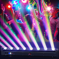 120W 8 Augen LED Schwingbalken-Streifenlicht für KTV, Bar, DJ Club, Hochzeit, Große Performance RGBW 4-in-1 Moving Head Bühnenbeleuchtung