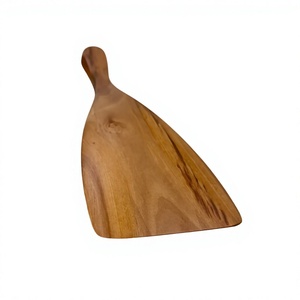Espátula y volteador de madera natural de 30 ml, ecológicos y duraderos para uso en el hogar, restaurantes, bodas y fiestas. - Product Image 2