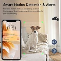 Caméra WiFi extérieure, design résistant aux intempéries, CMOS 2MP, vision nocturne infrarouge, vue grand angle, surveillance continue de la propriété, mini caméra