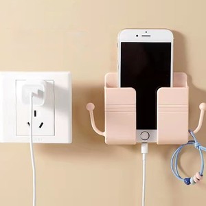 Support mural adhésif pour téléphone, sans perçage, pour salle de bain, chambre, rangement électronique - Product Image 3