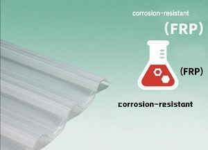 Hiện đại không thấm nước chống UV trong suốt mái Bảng điều khiển Tấm <span class=keywords><strong>s</strong></span>ợi thủy tinh cường độ cao Tác động kháng tấm FRP - Product Image 3
