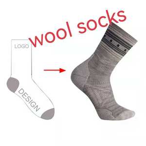 Calcetines Largos de Lana <span class=keywords><strong>Merino</strong></span> para Ciclismo, Personalizados con Logotipo, Gruesos y Cálidos para Invierno, OEM, para Hombre y Mujer - Product Image 2