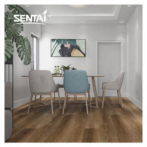 Suelos de vinilo de PVC de 5mm de diseño moderno, suelos SPC sueltos con bloqueo de clic certificado CE con <span class=keywords><strong>revestimiento</strong></span> UV - Product Image 2