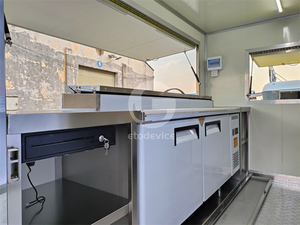 2025 אמריקאי רחוב פופולרי רחוב ציבורי אוכל מהיר קרפים קרפים קרוואן משאית עם ציוד - Product Image 5
