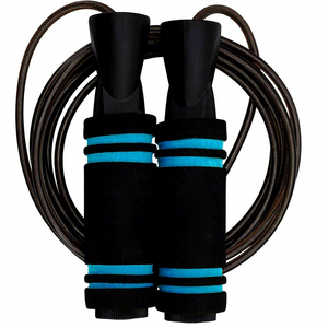 Corde à sauter en cuir sur mesure de haute qualité 2026 avec poignées en bois pour l'entraînement et l'exercice - Product Image 1