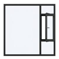 Sistema de Ventanas Abatibles de Aleación de Aluminio de Alta Gama, Hechas a Medida, Insonorizadas, con Certificación Energy Star, para Edificios Modernos