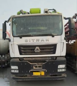 Camión Bomba de Concreto Usado de Alta Calidad 2022, Alcance Vertical de 56m, Productividad de 180m³/h, ZLJ5441THBKF 56X-6RZ (SITRAK) en Venta - Product Image 1