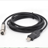 Micrófono Profesional para PC con Carcasa de Aleación de Zinc, Baja Latencia, Alta Fidelidad, Cable USB a XLR para Grabación de Podcasts y Estudio