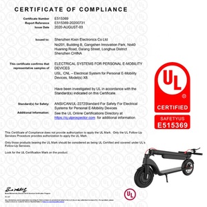 Monopatin électrique haut de gamme, scooter électrique avec une autonomie de 25 km, caractéristiques imperméables, puissance du moteur, type de pneu à vide - Product Image 3