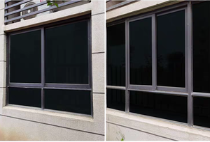 Ingrosso puro Black Out 1.52*30 M/Roll No Light Blackout Privacy vetro pellicola colorata - Product Image 5