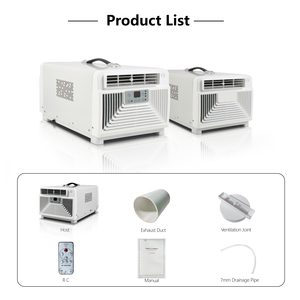 เครื่องปรับอากาศแบบพกพา 2600BTU 300W ประหยัดพลังงาน พร้อมรีโมทคอนโทรล ขนาดเล็ก เหมาะสำหรับบ้านเคลื่อนที่ สำนักงาน แคมป์ปิ้ง พื้นที่สำหรับสัตว์เลี้ยง ใช้แบตเตอรี่  ปลั๊กแบบ US สำหรับรถยนต์ - Product Image 3
