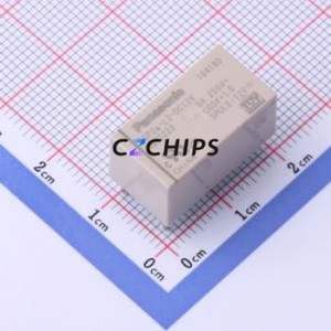 DSP2A-L2-DC12V Magnetic Latching Relay DIP,11x20.2mm 12V 2 Normally Open: 2A (DPST-Normally Open)::: 30V-DC/250V-AC Dual Coil - Product Image 1