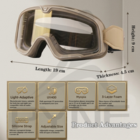 Lunettes de cyclisme rétro unisexes, vision de jour et de nuit, logo personnalisé, protection UV, photochromiques, lunettes de ski sportives