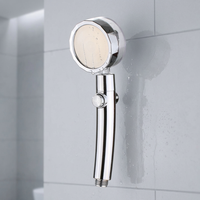 HOMEDEC Offre Spéciale Pommeau de Douche Mural Chromé Écologique à Haute Pression avec Jet Turbo et Design Vortex Helix