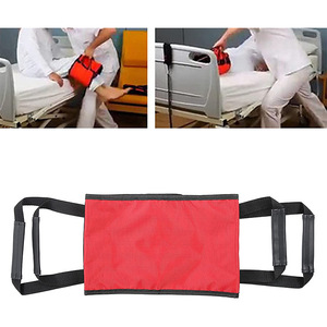 Cinturón de transferencia de pacientes rojo de 120 cm, ayuda de enfermería para ancianos postrados en cama, eslinga de elevación. - Product Image 5