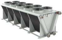 Refroidisseur d'air sec industriel Vltherm à économie d'énergie pour systèmes de réfrigération, unité refroidie par air haute efficacité 380V-480V