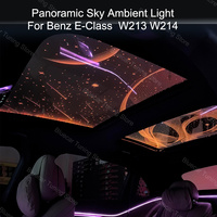Toit ouvrant panoramique avec éclairage d'ambiance pour Mercedes Classe E W213 W214 |   Voiture d'origine synchronisée 64 couleurs