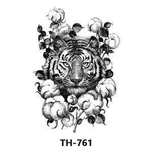 Autocollant de <span class=keywords><strong>tatouage</strong></span> <span class=keywords><strong>tigre</strong></span> imperméable personnalisé <span class=keywords><strong>tatouage</strong></span> temporaire jaguas coloré pour hommes et femmes - Product Image 6