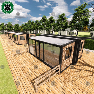 Villa mobile extensible de 2 à 3 chambres en conteneur, construction rapide, maison préfabriquée en kit avec panneaux sandwich - Product Image 5