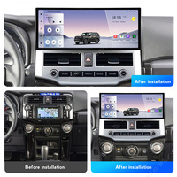 MEKEDE 7870 Écran multimédia de voiture 12,3 pouces avec Car-play Auto, résolution 2K 2400*900, lecteur audio de voiture, ADAS DVR pour Toyota 4Runner 07-21