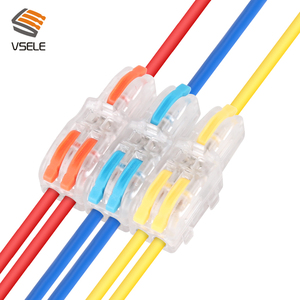 Đầu nối tước dây tự động nhanh 3 trong <span class=keywords><strong>6</strong></span> đầu ra Đầu nối nhanh <span class=keywords><strong>6</strong></span> chân - Product Image 5