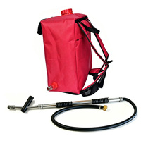 Sac à dos d'urgence portable pour voiture et forêt, avec extincteur et poche à eau gonflable en PVC en tissu Oxford pliable