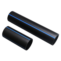 Tuyaux en PEHD Pn8 Pn 10 16 bar Dn100 Dn150 Dn225 Dn710 Dn 200 160mm 20 pouces pour l'alimentation en eau