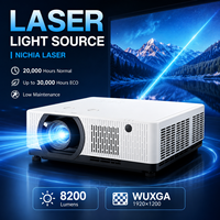 Profesyonel AV 8200 Lümen 3LCD Lazer Projektör, RS232 LAN Çift HDMI ve 360 Derece Kurulum Özelliğiyle