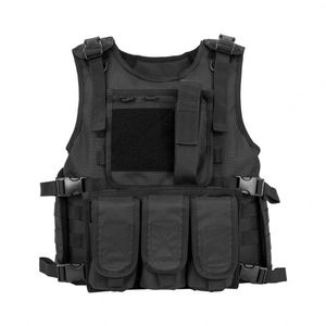 Chaleco Táctico Protector Negro con Portacargadores para Municiones de 7.62mm - Product Image 2