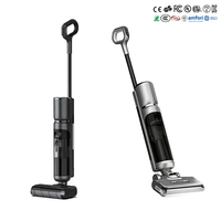 Aspirateur balai sans fil 200W le plus populaire, pour nettoyage humide et sec, avec séchage à air chaud, idéal pour les poils d'animaux et les surfaces multiples