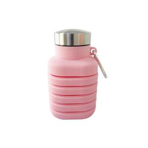 Custom Logo Outdoor Portable Collapsible Water Cup Magic Spiral <b>Folding</b> Silicone Water Sport Bottle Foldable Mug - Product Image 6