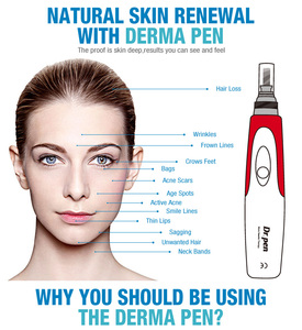 5 niveaux de vitesse <span class=keywords><strong>Dr</strong></span>. Stylo à micro-aiguilles pour raffermir la peau du visage à usage personnel - Product Image 5