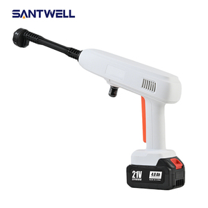 Pistola de Agua de Alta Presión Industrial Santwell con Motor sin Escobillas a Batería, Presión Máxima de 250 psi y Boquilla 6 en 1 - Product Image 1
